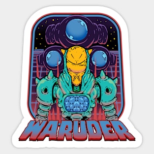 WARURAIDER Green Sticker